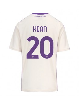 Fiorentina Moise Kean #20 Replika Borta Kläder 2025-26 Kortärmad